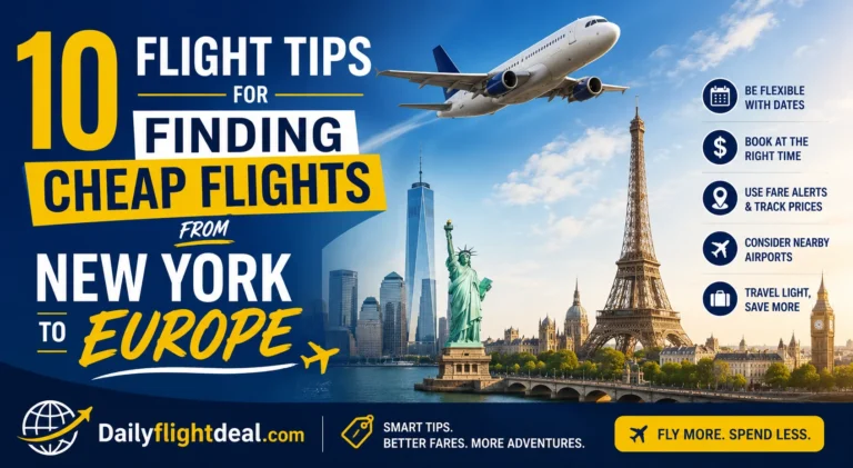 10 Flight tips for finding cheap flights from New York to Europe