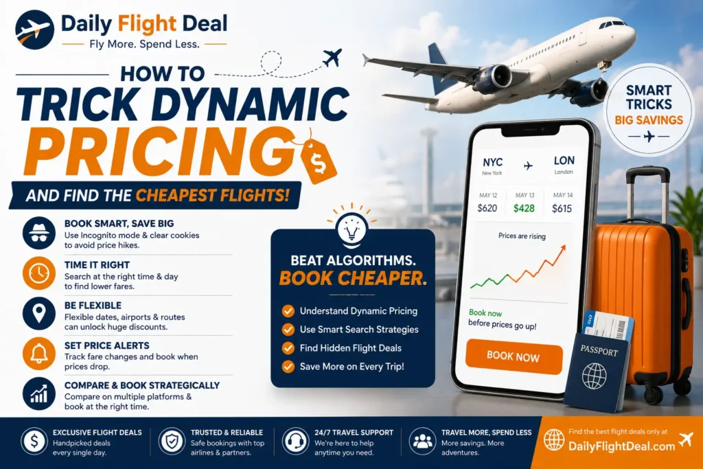 How to trick Dynamic Pricing and find the cheapest flights