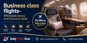 Business class flights- Affordable luxury and Exclusive deals