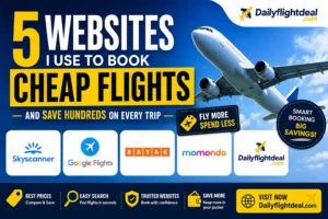 5 Websites I use to book cheap flights and save hundreds on every trip