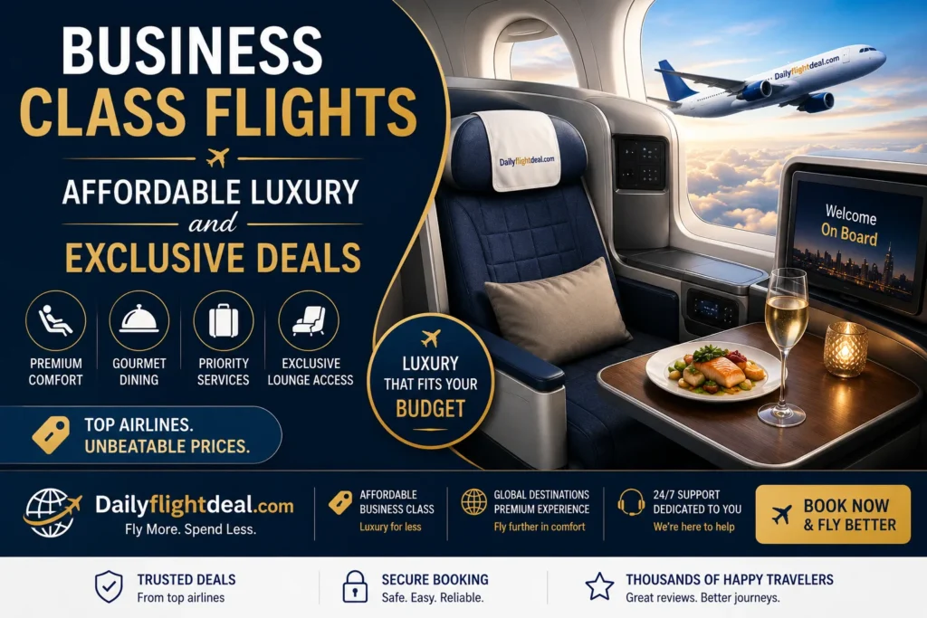 Affordable Business Class Flights with Exclusive Deals