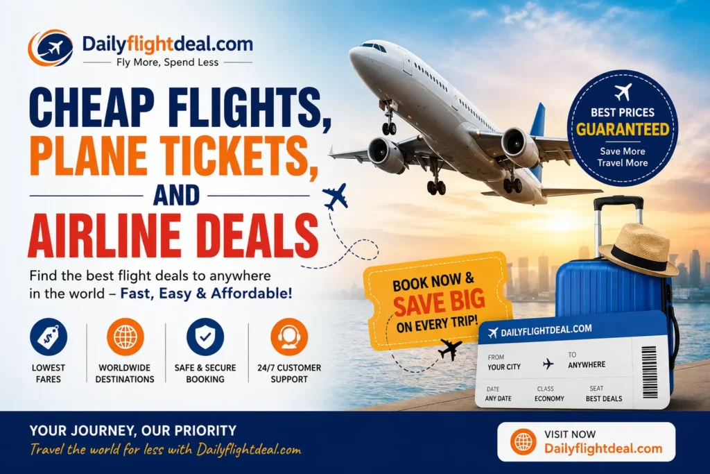 Cheap Flights, plane tickets, and Airline Deals