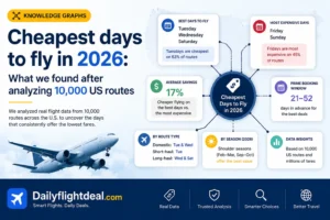 Cheapest days to fly in 2026