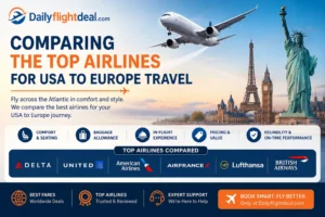 Comparing the top airlines for USA to Europe Travel