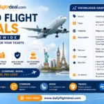 Find Flight deals worldwide and book your tickets easily