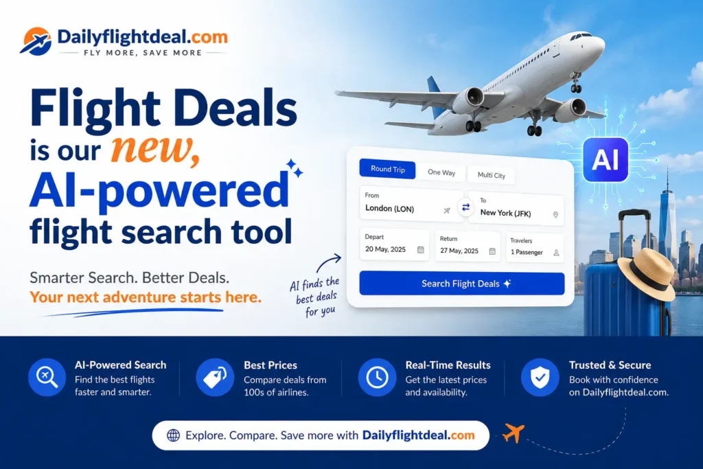 Flight Deals is our new, AI-powered flight search tool