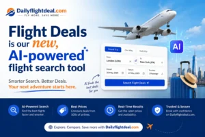 Flight Deals is our new, AI-powered flight search tool