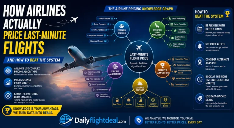 How Airlines Actually price last-minute flights- And how to beat the system