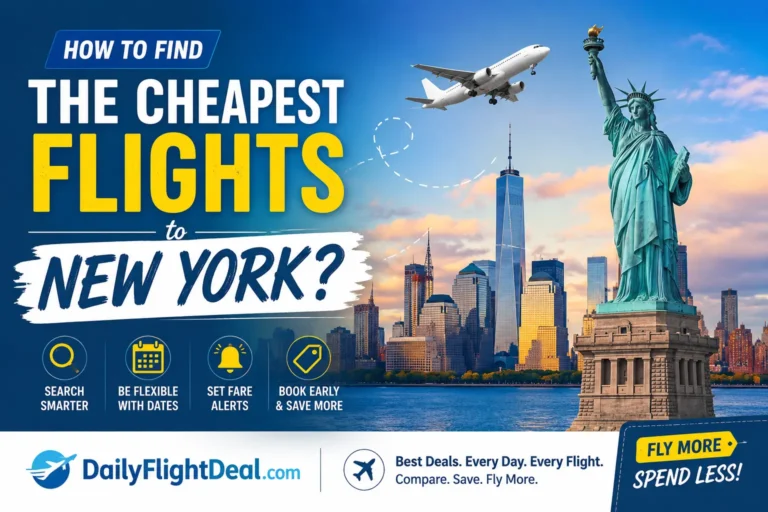 How to find the cheapest flights to New York?