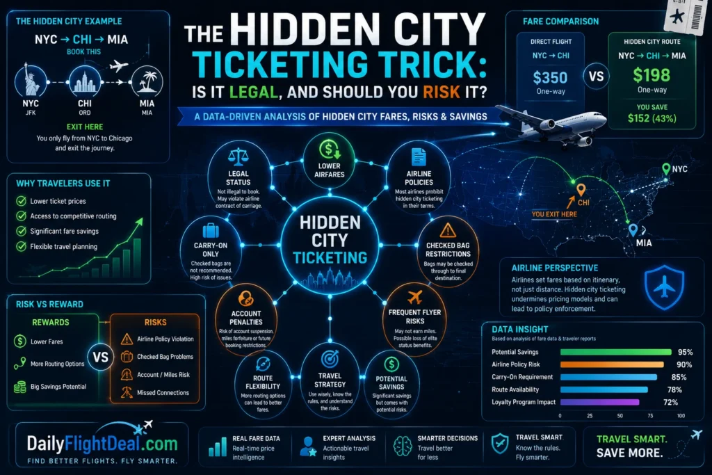 The hidden city ticketing trick: Is it legal, and should you risk it?