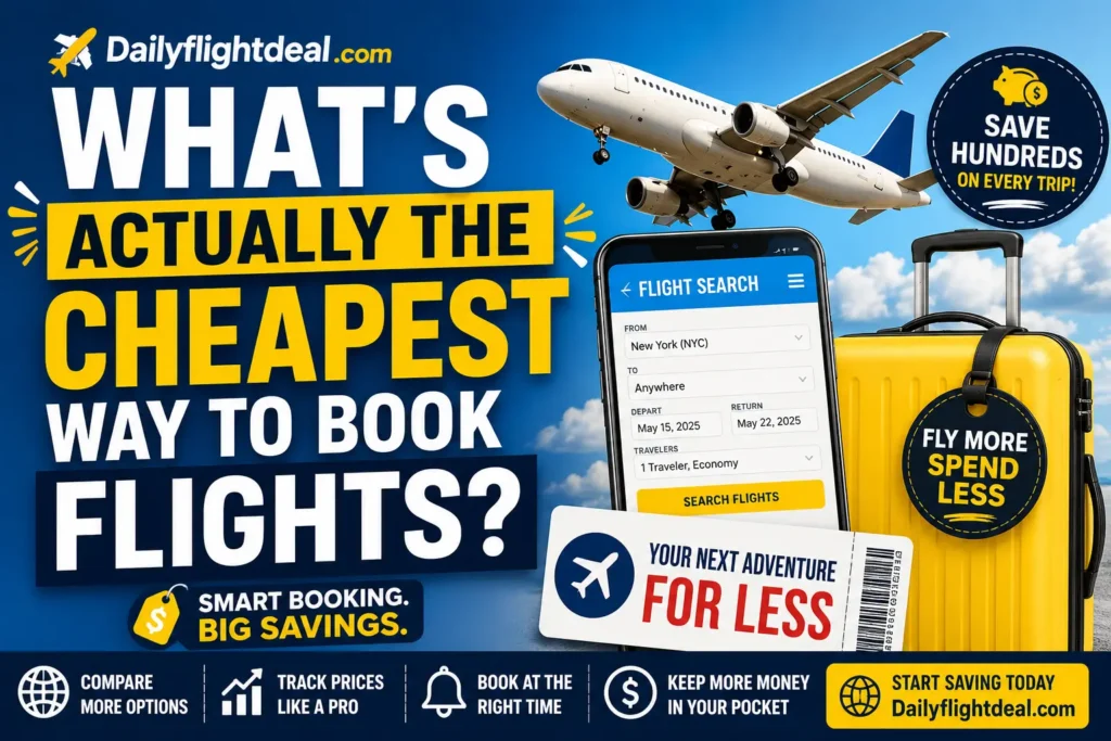 What’s actually the cheapest way to book flights?