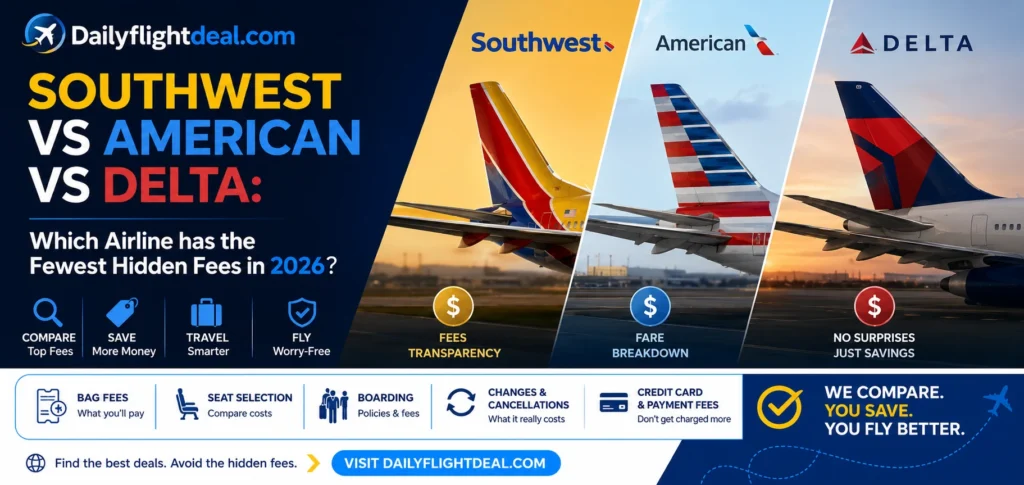 Southwest Vs American Vs Delta: Which Airline has the Fewest Hidden Fees in 2026?