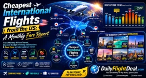 Cheapest International flights from the US