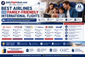 Best Airlines for family-friendly international flights