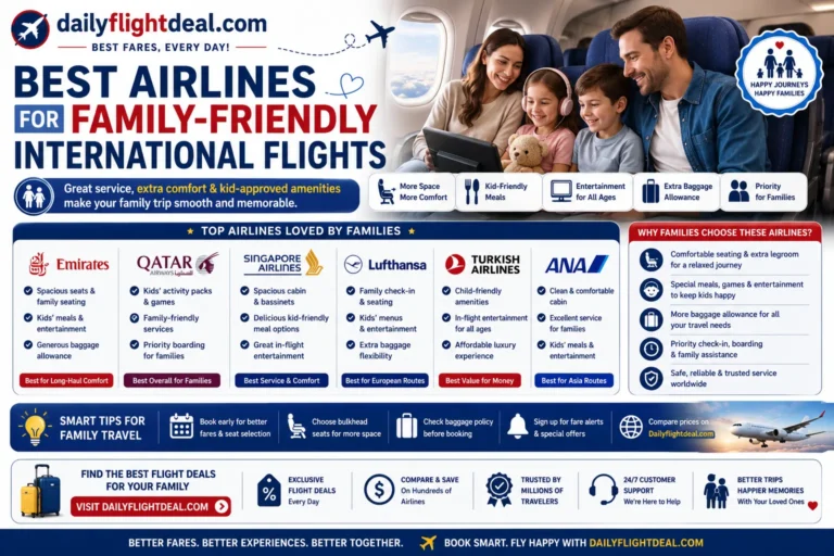 Best Airlines for family-friendly international flights