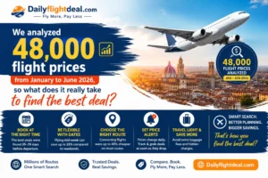 Fly smarter with daily flight deals