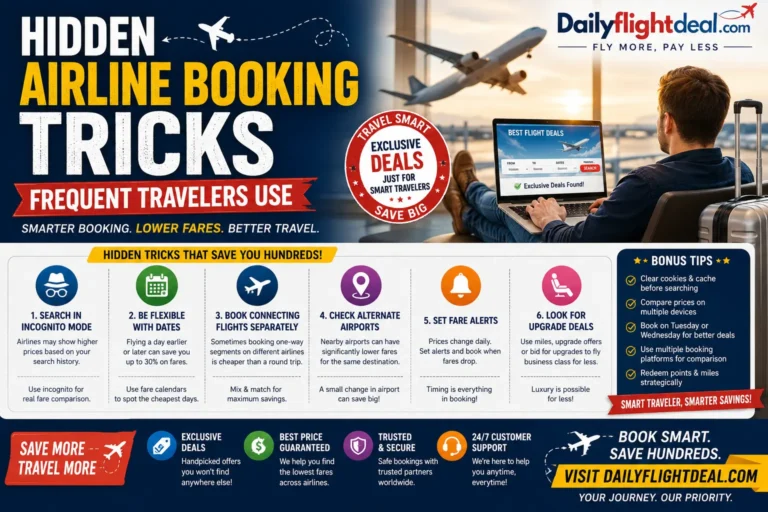 Hidden Airline booking tricks frequent travelers use