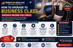 How to upgrade to business class without paying full price