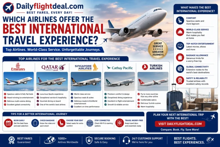 Which Airlines offer the Best International Travel experience