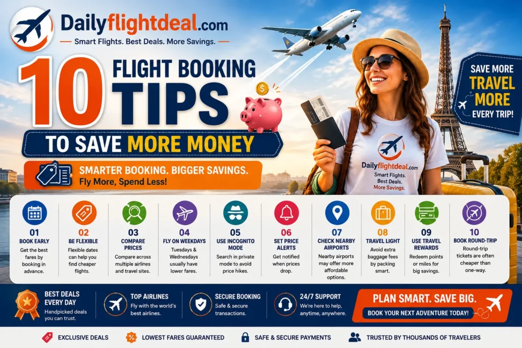 10 Flight Booking Tips to Save More Money
