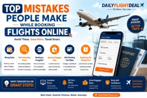 Top mistakes people make while booking flights online