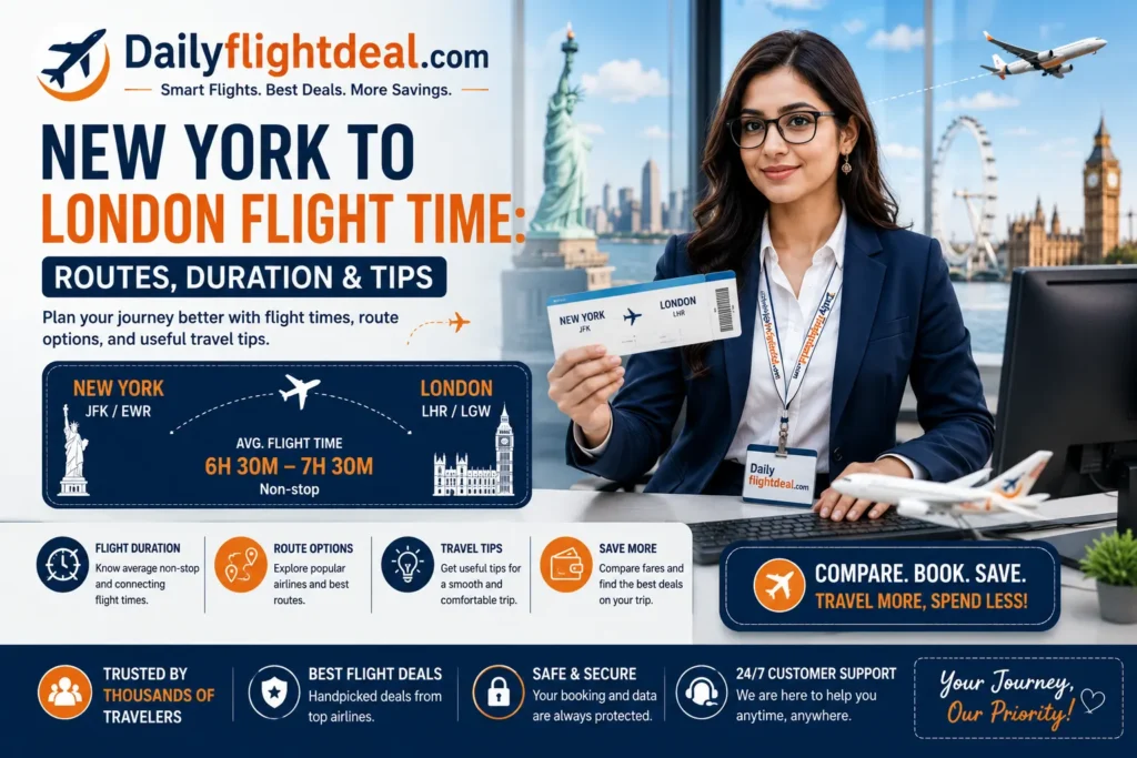 New York to London Flight Time: Routes, Duration & Tips